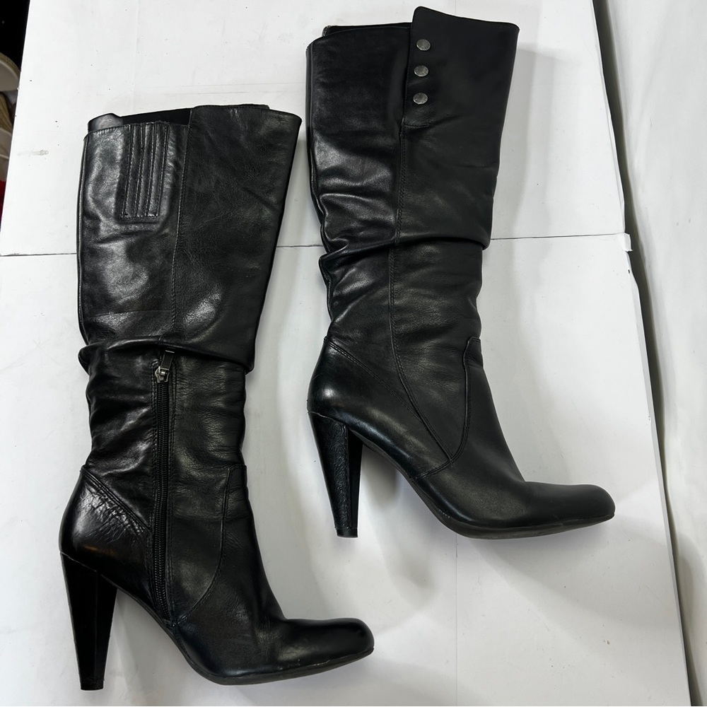 Jessica Simpson Leather Heeled Boots 8